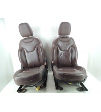 Par Bancos Dianteiros Couro Jeep Compass 2017