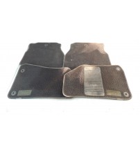 Jogo Tapetes Original Jeep Wrangler 80th 2021 Preto