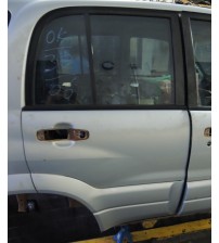 Porta Limpa Traseira Direita Com Aplique Gm Tracker 2002 Traseira Esquerda Prateado