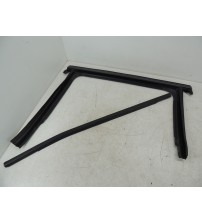 Borracha Canaleta Porta Traseira Esquerda Jeep Compass 2023 Preto