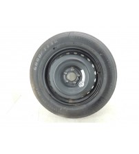 Roda Com Estepe R17 Original Jeep Compass S T270 1.3 2023 Preto