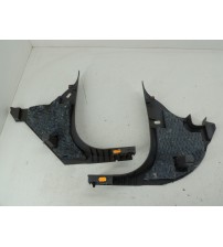 Par Acabamento Soleira Ford Ranger Xlt 2013 Cinza-escuro