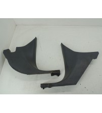 Par Acabamento Soleira Ford Ranger Xlt 2013 Cinza-escuro