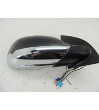 Retrovisor Direito Vw Amarok Highline 2013 Cromado Soltando