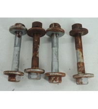 Jogo 4 Parafusos Suspenção Cambagem Vw Amarok 2.0 4x4 2013