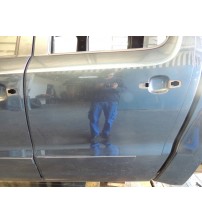 Porta Traseira Esquerda Vw Amarok Highline 2013 Traseira Esquerdo Azul-escuro