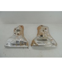 Par Capa Proteção Coletor Escape Toyota Rav4 2.5 Hybrid 2019