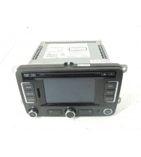 Rádio Multimídia Original Vw Amarok Highline 2013 Preto