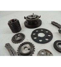 Kit Corrente E Engrenagem Pajero Full 3.2 2007 A 2011 Preto