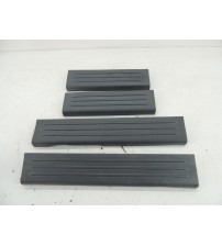 Jogo Soleira Entrada De Porta Ford Ranger Xls 2019 Cinza-escuro