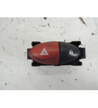 Botão Alerta Renault Master 2015 Vermelho