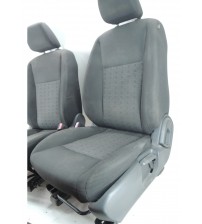 Par Bancos Dianteiros Em Tecido Ford Ranger Xls Cd 2019 Cinza-escuro