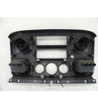 Moldura Central Painel Com Difusores Renault Master 2015 Cinza-escuro