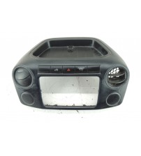 Moldura Central Painel Multimídia Vw Amarok S 2013 Cinza-escuro