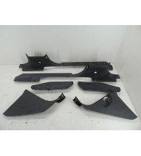 Jogo Soleira De Porta Vw Amarok S Cabine Dupla 2013 Cinza-escuro