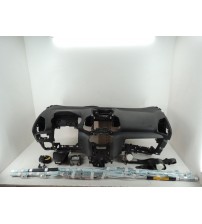 Kit Tabelier Painel Com Bolsas Ford Ecosport Freestyle 2013 Cinza-escuro