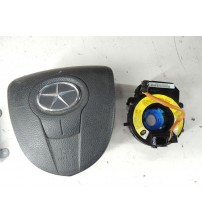 Kit Tabelier Painel Com Bolsas Jac T6 2016 Cinza-escuro