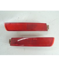 Par Refletor Parachoque Traseiro Nissan Kicks Exclusive 2023 Vermelho