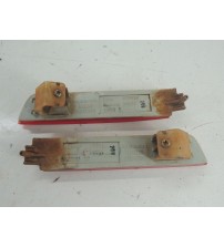 Par Refletor Parachoque Traseiro Nissan Kicks Exclusive 2023 Vermelho