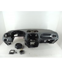 Kit Tabelier Com Bolsa Jeep Renegade Longitude 2021 Preto