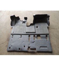 Carpete Emborrachado Fundo Cabine Peugeot Expert Furgão 2018 Cinza-escuro