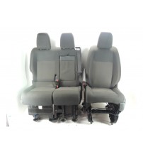 Jogo De Bancos Peugeot Expert Furgão 2018 Cinza