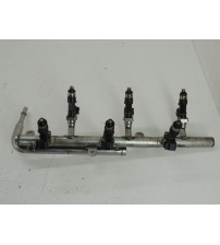 Flauta Com Bicos Injetores Gm Captiva 3.6 V6 Gasolina 2010