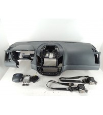 Kit Tabelier Com Bolsa Ford Ranger Xlt 2014 Preto