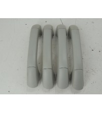 Jogo Pega Mão Colunas De Porta Ford Ranger Xlt 2024 Cinza