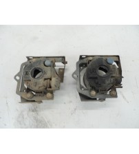 Par Farol De Milha Com Suporte Mitsubishi Outlander 2008 Transparente