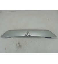 Aplique Tampa Traseira Mitsubishi Outlander 2008 Prata