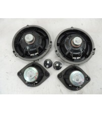 Jogo Alto Falantes Portas Ford Maverick Fx4 2022 Preto