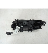 Maçaneta Interna Porta Dianteira Esquerda Ford Maverick 2022 Preto Dianteira