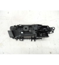 Maçaneta Interna Porta Traseira Esquerda Ford Maverick 2022 Preto Traseira