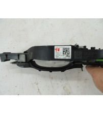 Maçaneta Externa Traseira Esquerda Ford Maverick Fx4 2022 Preto Traseira