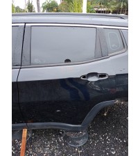 Porta Limpa Traseira Esquerda Jeep Compass Longitude 2019 Traseira Esquerdo Preto