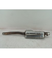 Abafador Intermediário Escape Jeep Compass 2.0 Flex 2019 Prateado