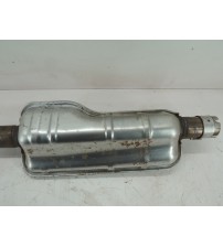 Abafador Intermediário Escape Jeep Compass 2.0 Flex 2019 Prateado