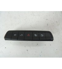 Botão Pisca Alerta / Farol Milha Fiat Strada Volcano Cd 2022 Preto