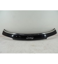 Aplique Com Emblema Tampa Traseira Jeep Compass 2019 Preto