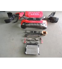 Kit Frente Fiat Strada Volcano 2022 Falta 1 Para-lama Vermelho