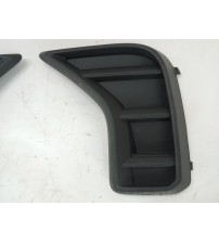 Par Tampa Para-choque Farol Milha Vw Saveiro Robust 2024 Preto Ambos Lados