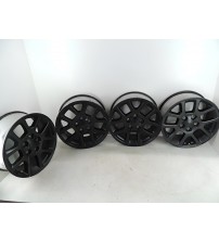 Jogo De Rodas Original R18 Jeep Wrangler 2021 Leia Descrição Preto