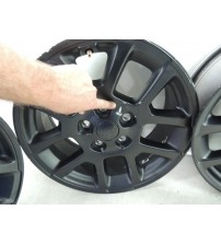 Jogo De Rodas Original R18 Jeep Wrangler 2021 Leia Descrição Preto