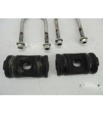 Jogo Grampos De Molas Traseiras Ford Transit 350 Cl 2025 Original