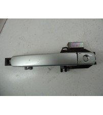 Maçaneta Externa Dianteira Esquerda Nissan Frontier S 2014 Prata Dianteira