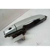 Maçaneta Externa Dianteira Esquerda Nissan Frontier S 2014 Prata Dianteira