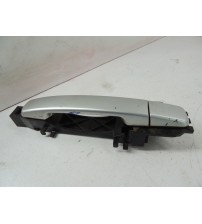 Maçaneta Externa Traseira Esquerda Nissan Frontier S 2014 Prata Traseira