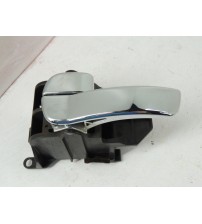 Maçaneta Interna Porta Lado Esquerdo Nissan Frontier S 2014 Cromado Dianteira/traseira
