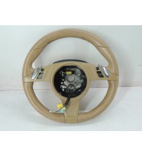 Volante De Direção Detalhe Couro Porsche Panamera 4s 2013 Original